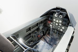 3D airplane cockpit