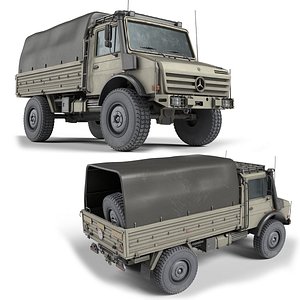 Mercedes Benz Unimog U3000 Truck 3D model