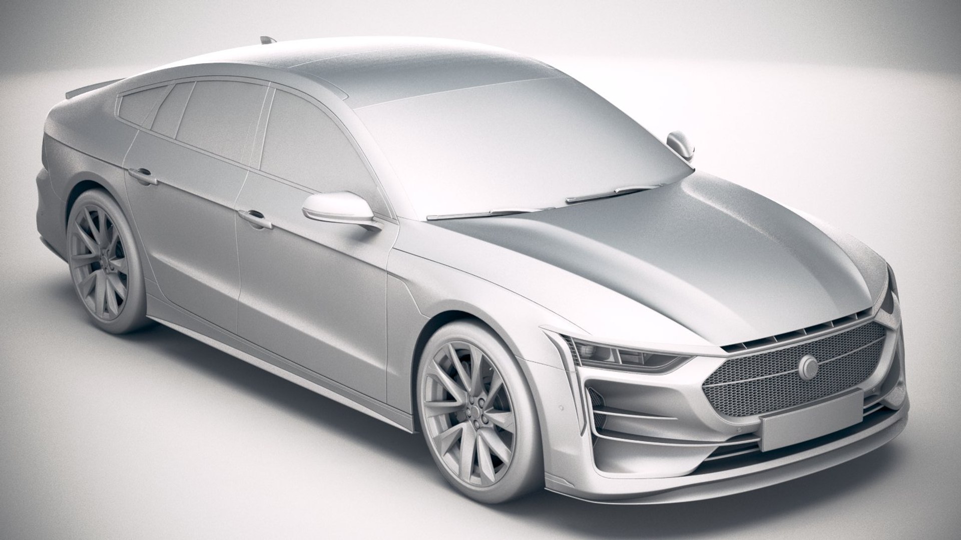 Generic sedan 2020 3D model - TurboSquid 1451196