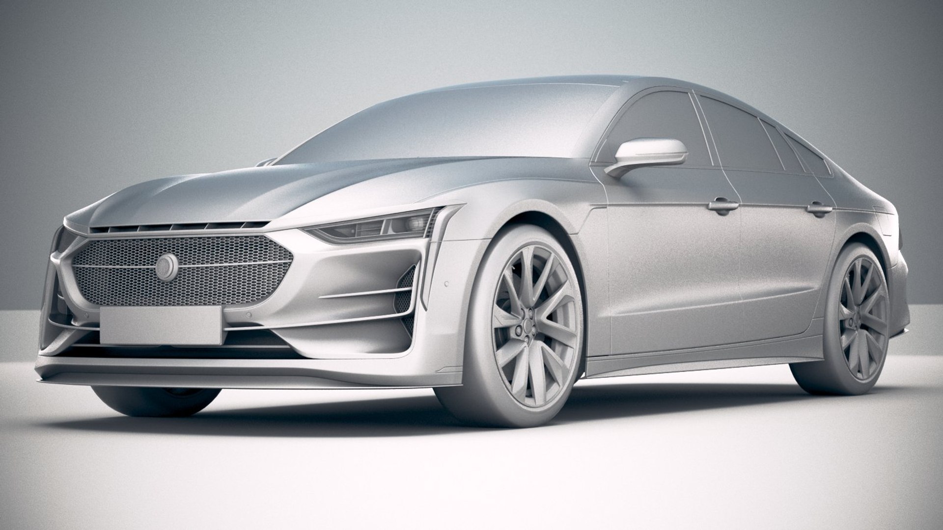 Generic sedan 2020 3D model - TurboSquid 1451196