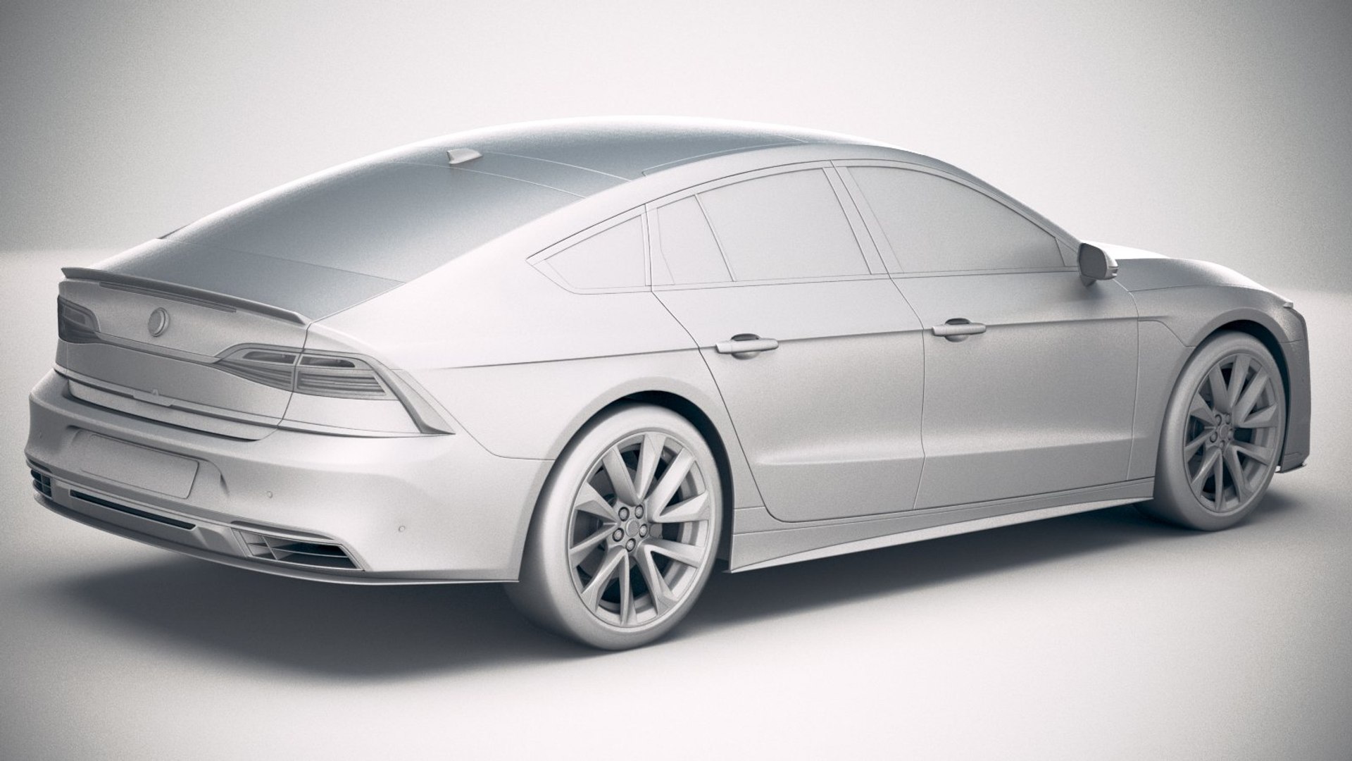 Generic sedan 2020 3D model - TurboSquid 1451196