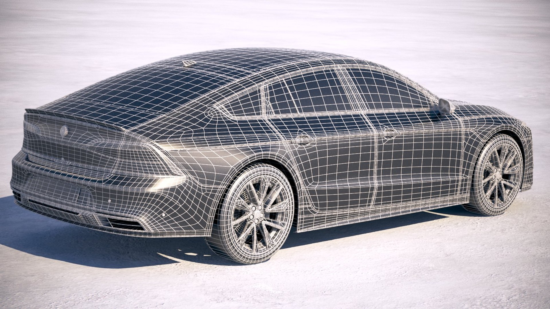Generic sedan 2020 3D model - TurboSquid 1451196