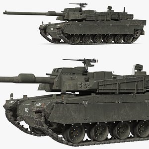 K2 Black Panther Tank Dirty
