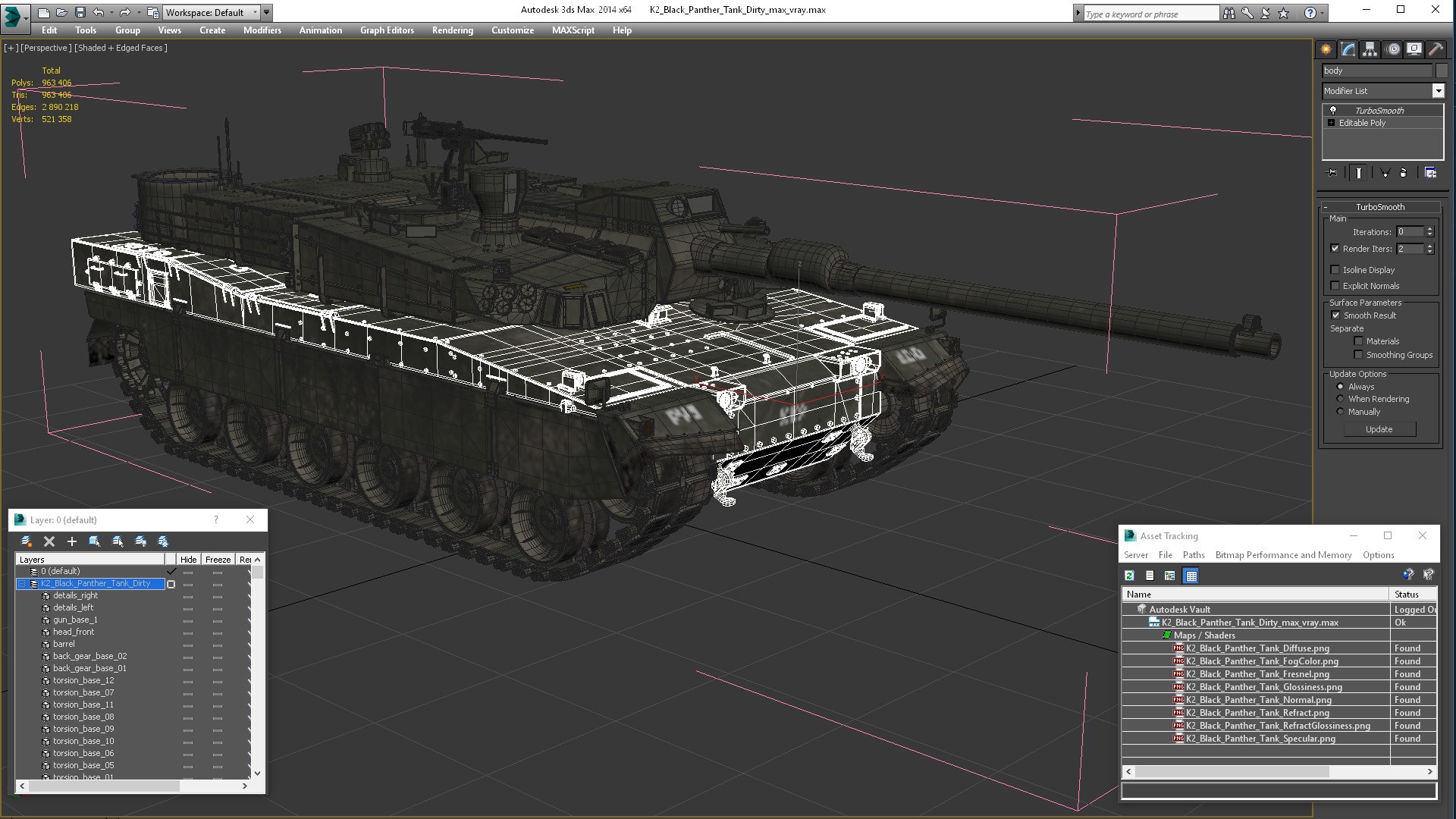 K2 Black Panther Tank Dirty 3D https://p.turbosquid.com/ts-thumb/jh/N7u8Kx/TQ/k2blackpanthertankdirty3dsmodel026/jpg/1714996600/1920x1080/fit_q87/11284ad5edb71ad65eb9ea4f307292d02ab2898b/k2blackpanthertankdirty3dsmodel026.jpg