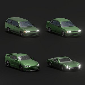 Low Poly Cars Pack 1