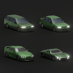 Low Poly Cars Pack 1