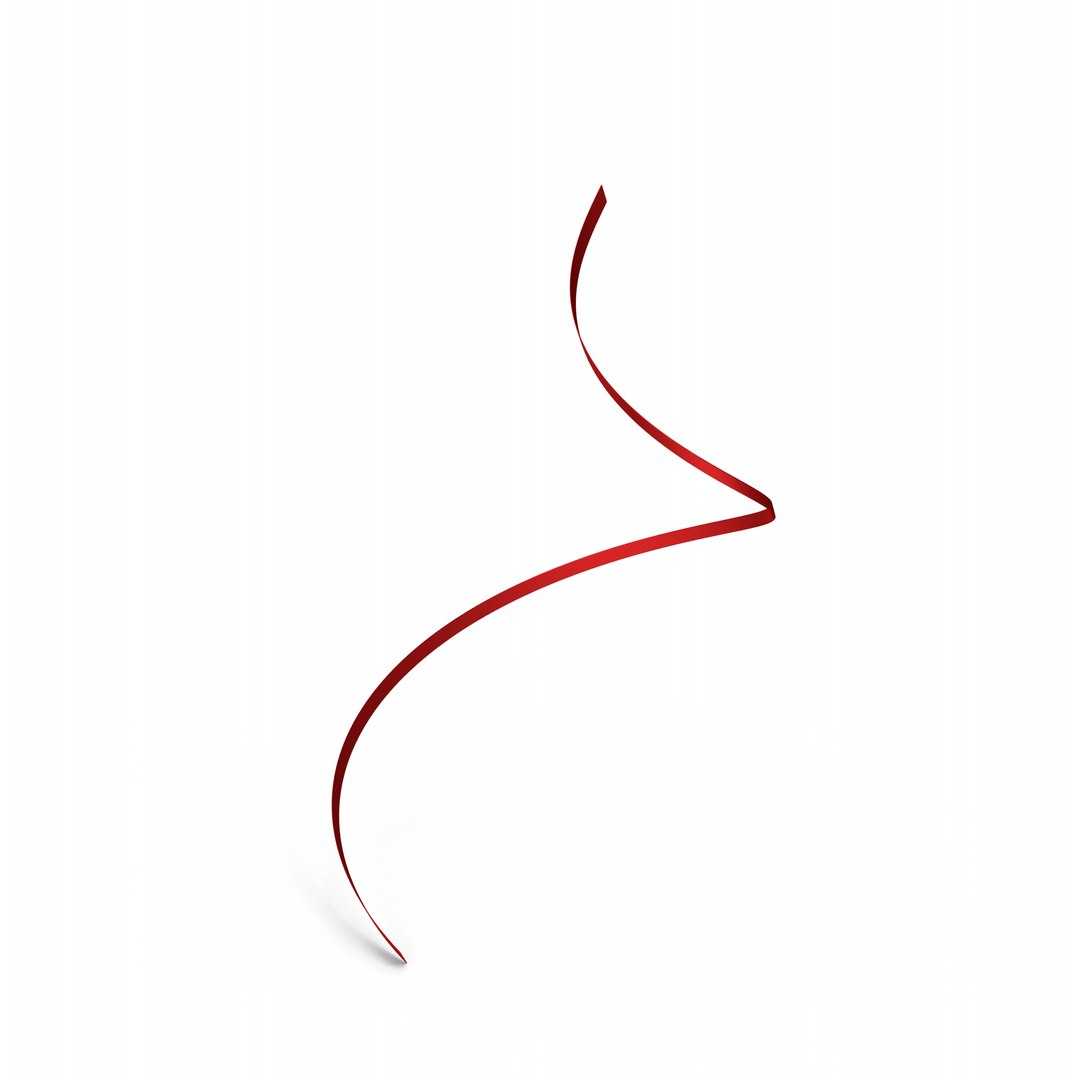 3D Curly Ribbon - TurboSquid 2145162