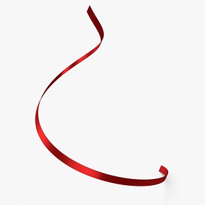 3D Curly Ribbon