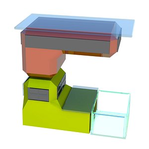 english letter c shape 3D model
