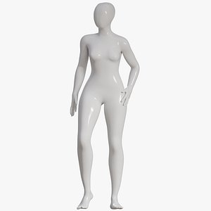 Rigged Female mannequin 05 PBR