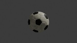 Simple Rigged Soccerball 3D model