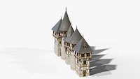 Medieval Towers Pack - 5 Low Poly Game Ready Towers with LODs