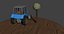 3D isometric mt3 tractor model