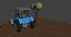 3D isometric mt3 tractor model