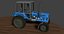 3D isometric mt3 tractor model