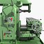 industrial equipment lathe 3D model
