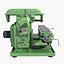 industrial equipment lathe 3D model