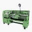 industrial equipment lathe 3D model
