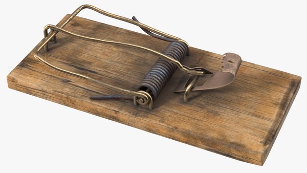 Wooden Mouse Trap Old 3D model - TurboSquid 1777985