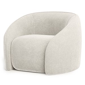 3D BALOO Poltrona armchair white