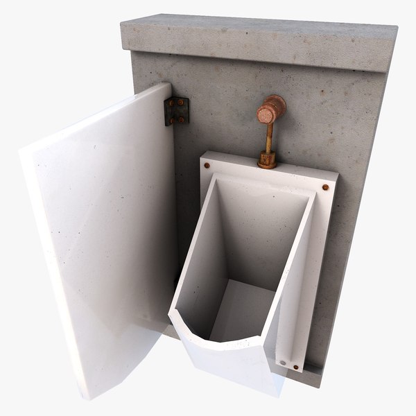 urinal plumbing fixture c4d