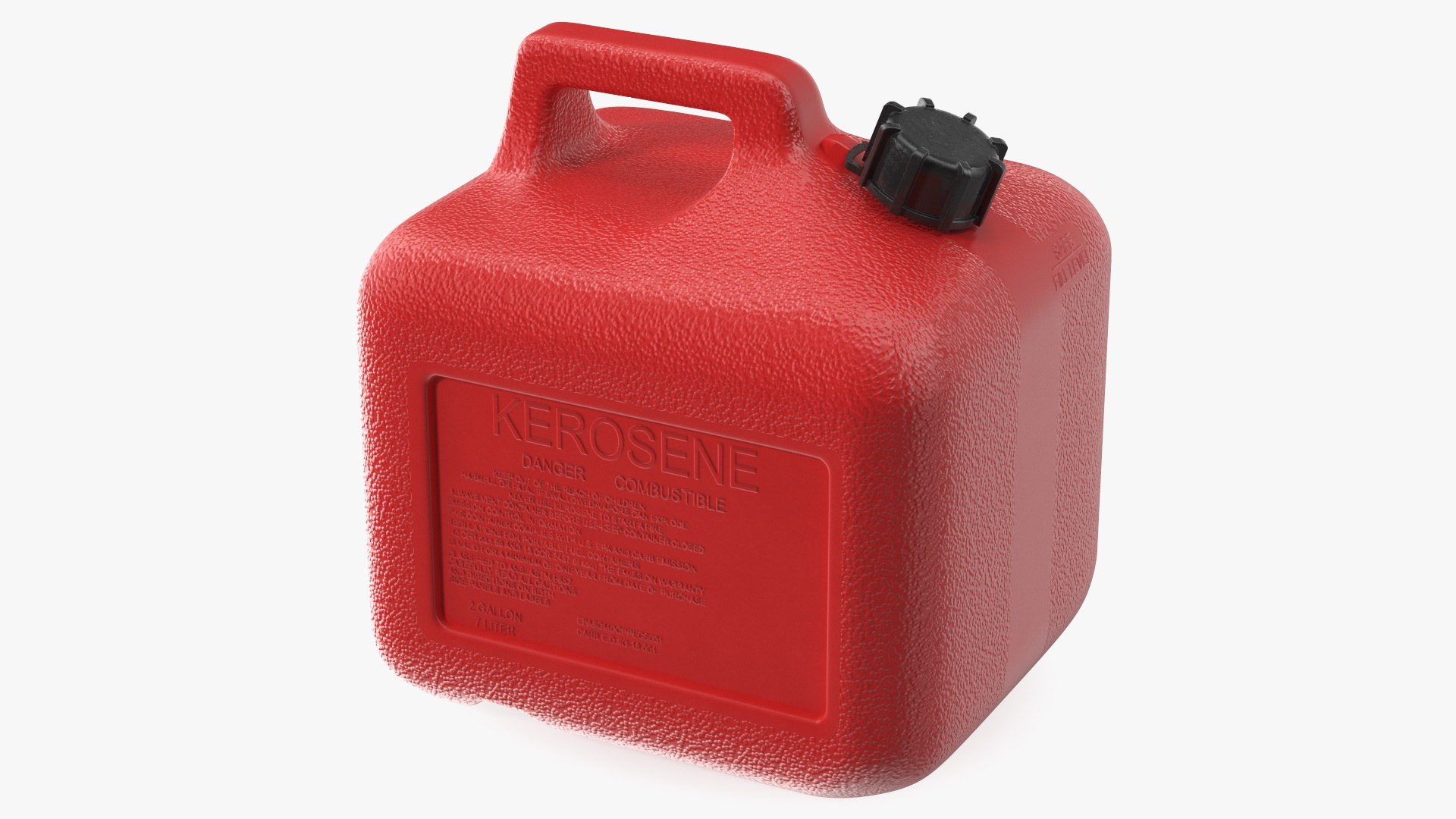 Plastic Gas Can 2 Gallon 3D model preview