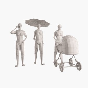 woman figure 3d model
