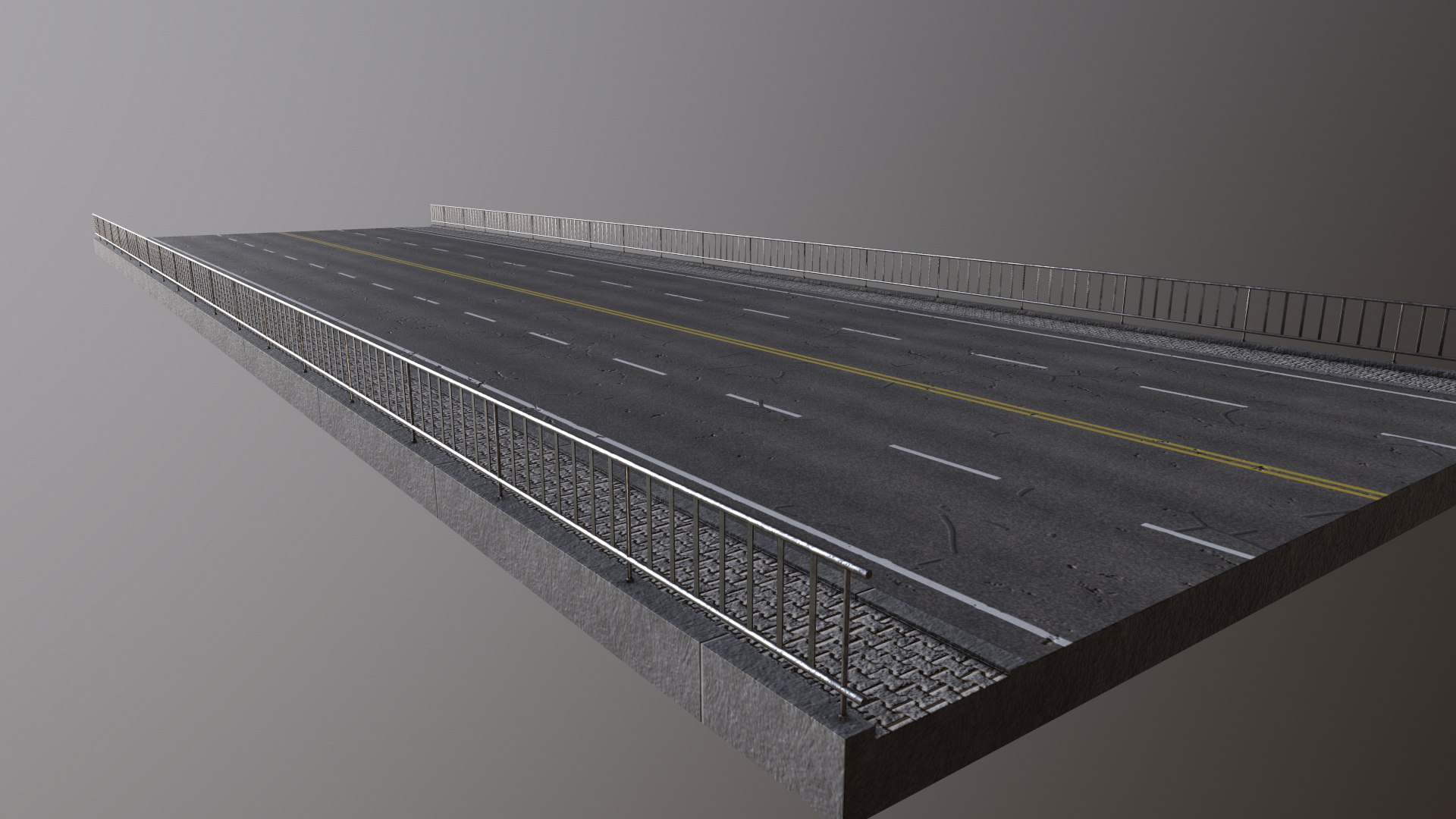 Modular Highway 3D Model - TurboSquid 1746240