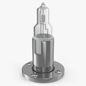 Car Headlight Lamp 3D Model