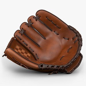 3D Baseball Glove 8K PBR Textures model