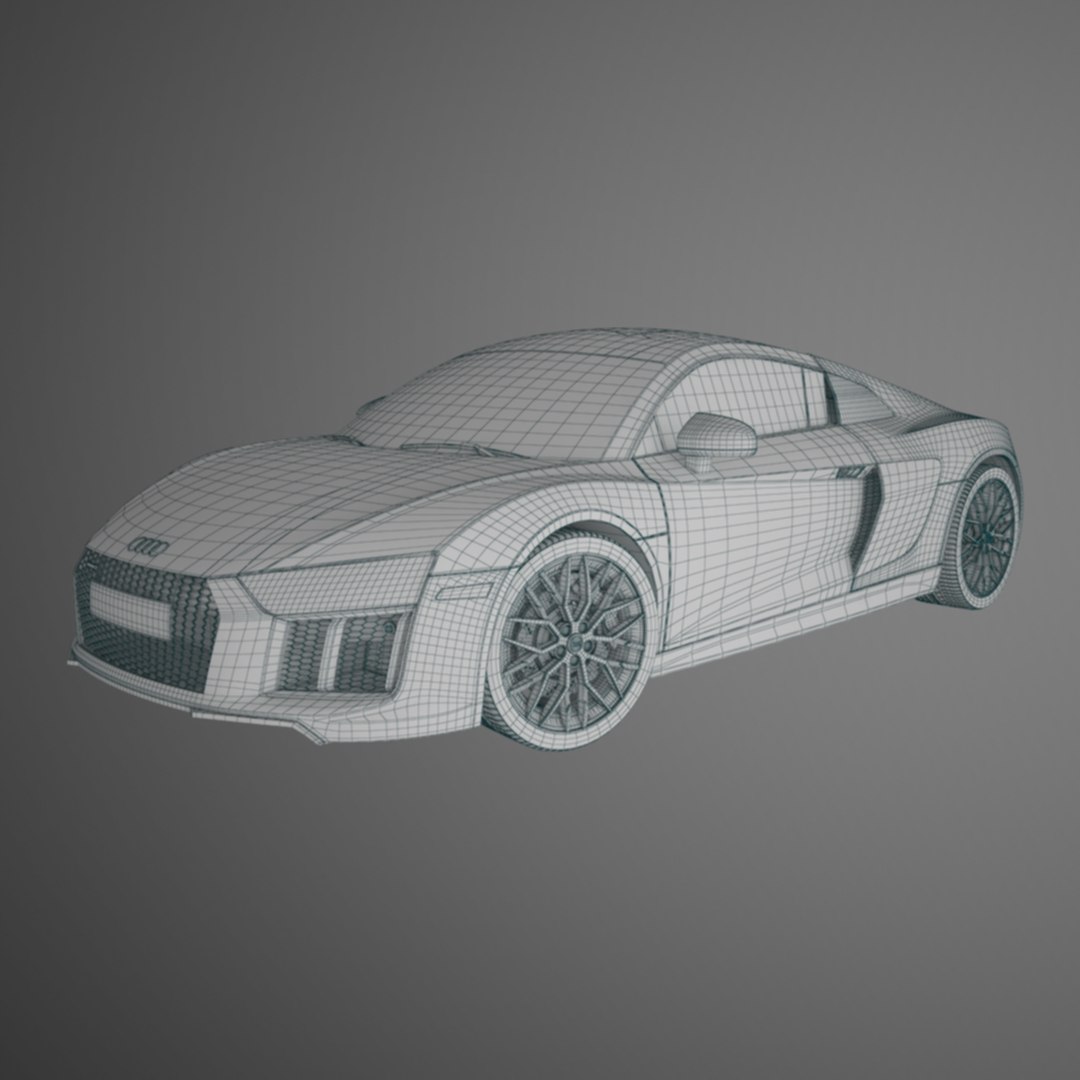 3D Model R8 Coupe 2018 - TurboSquid 1330245