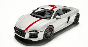 3D model r8 coupe 2018