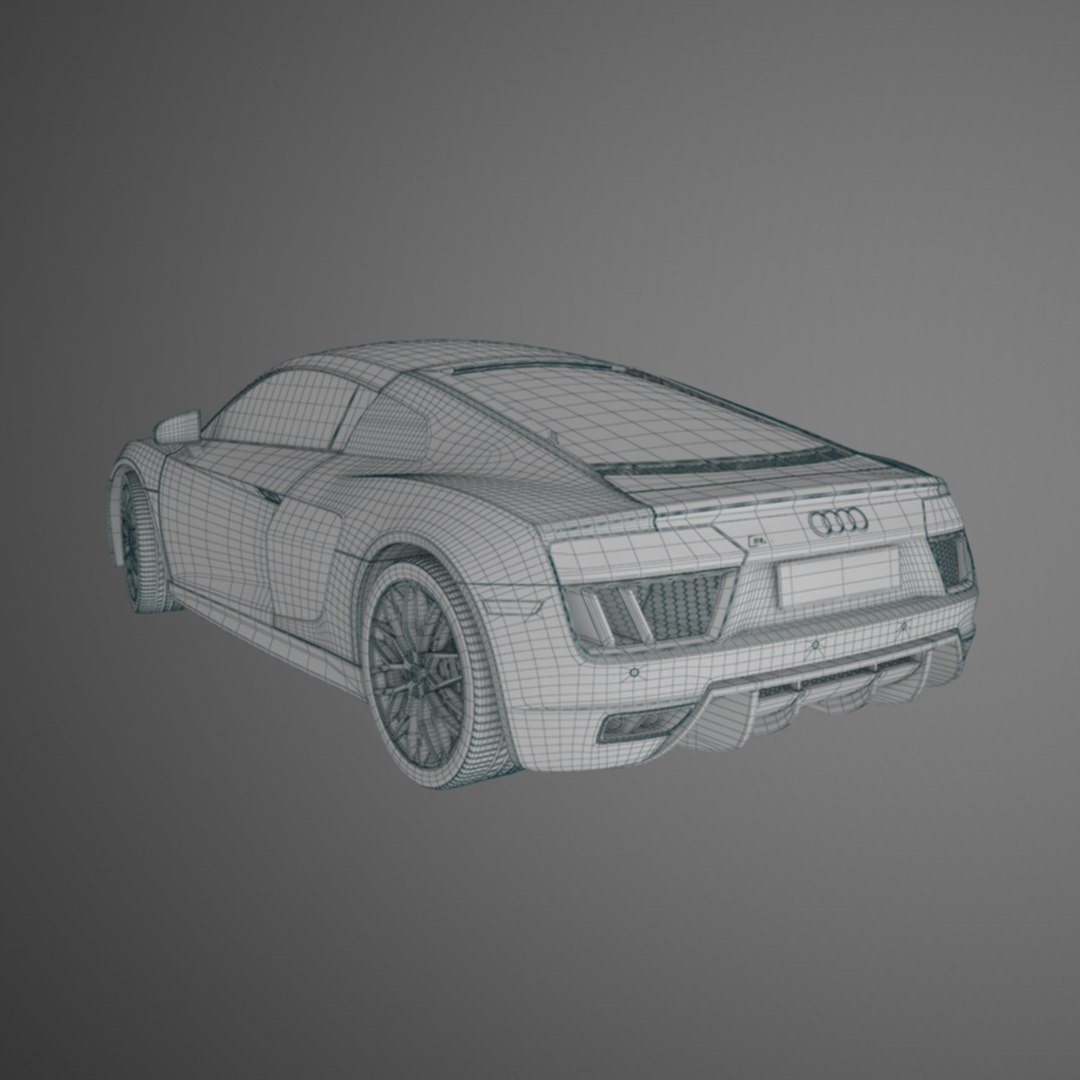 3D Model R8 Coupe 2018 - TurboSquid 1330245