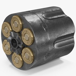 revolver cylinder 2 3D model