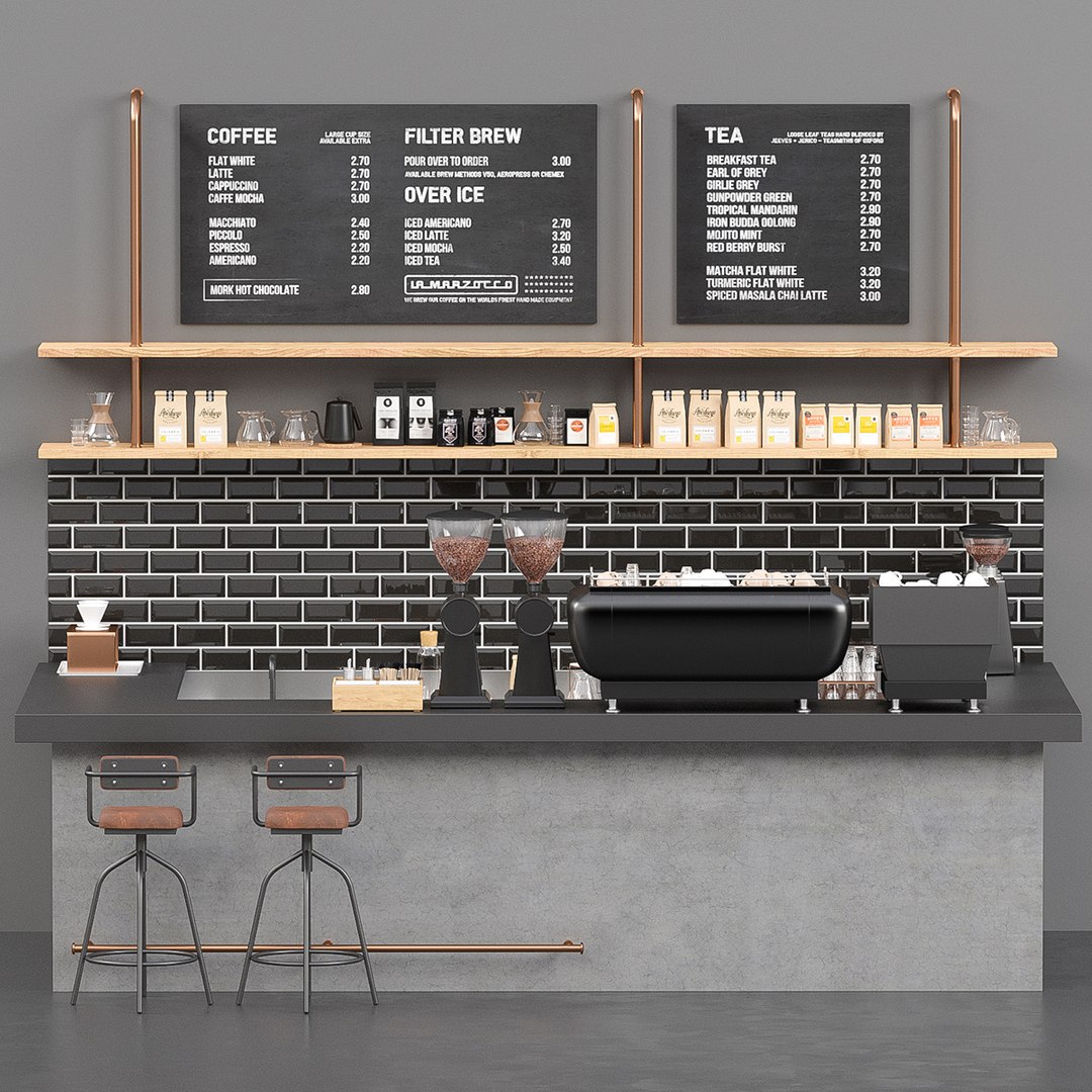 3D Coffee Modelling - TurboSquid 1553836