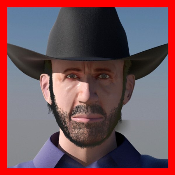 texas ranger 3d model
