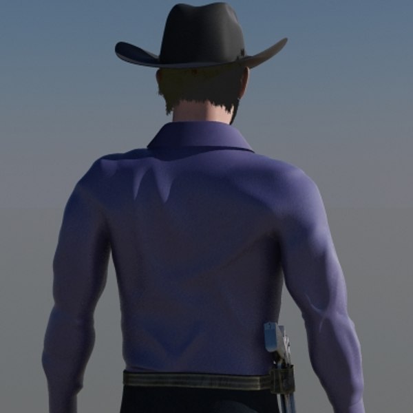 texas ranger 3d model