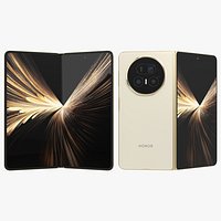 Honor Magic V5 Ivory White Animated