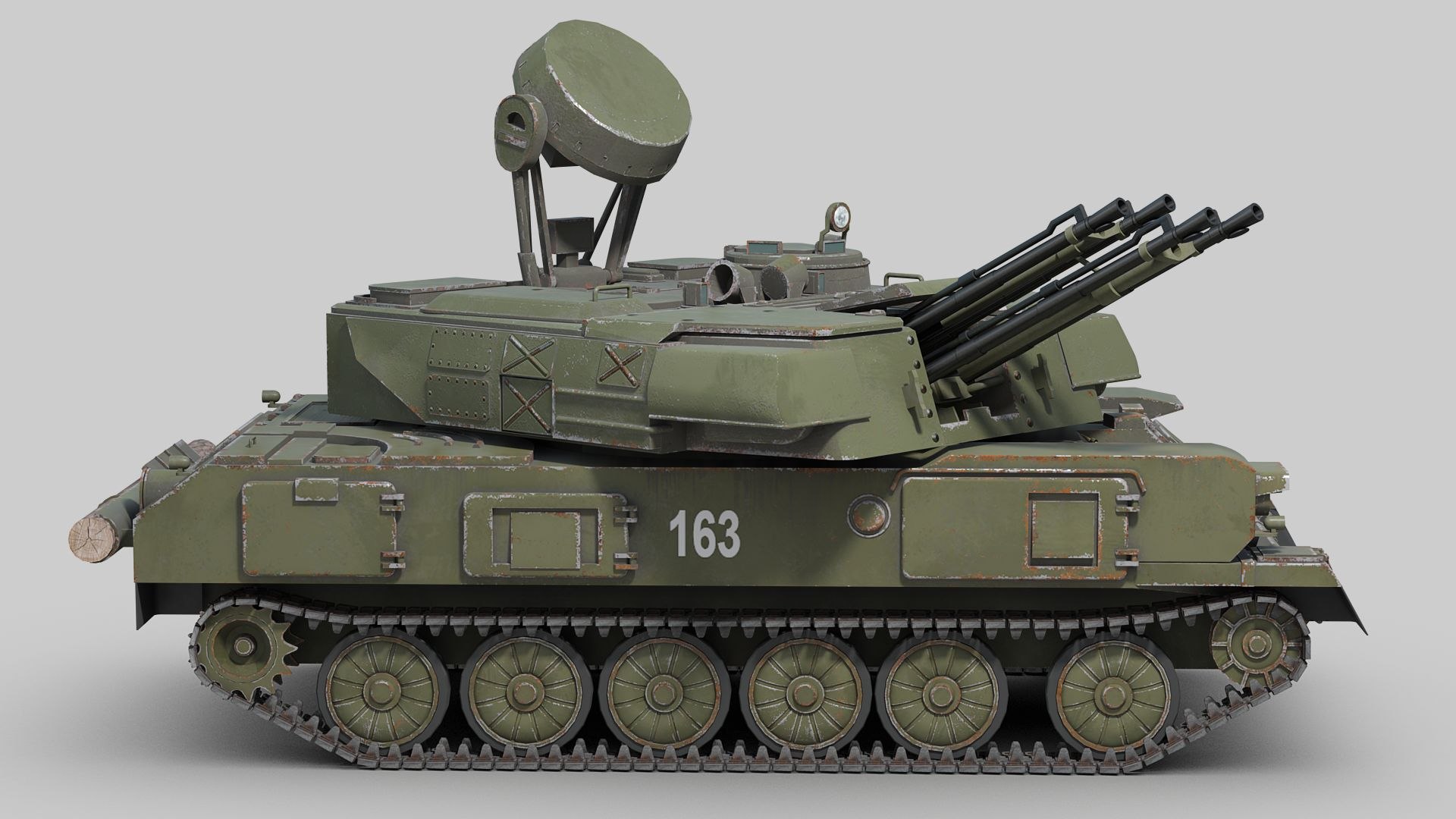 3D ZSU 23-4 Shilka SPAAG - TurboSquid 2436905