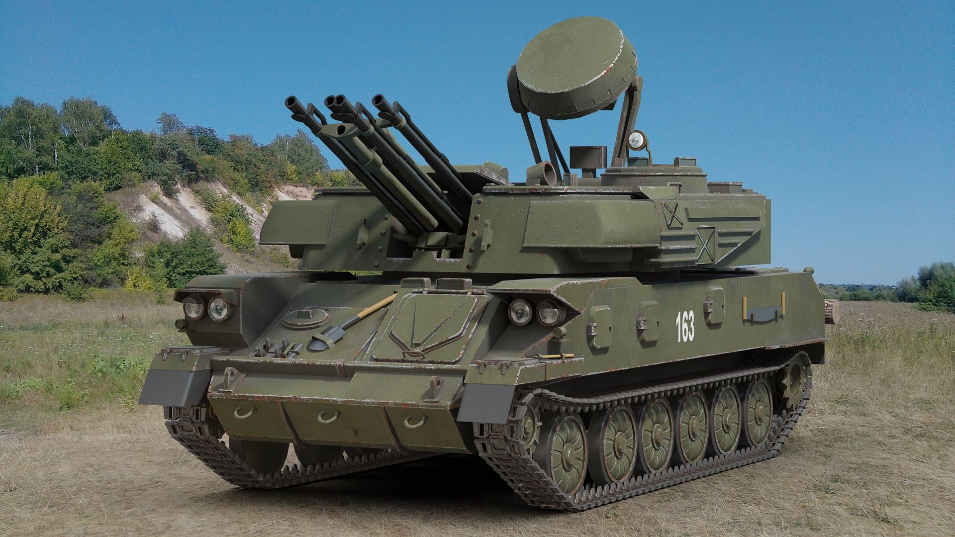 3D ZSU 23-4 Shilka SPAAG - TurboSquid 2436905