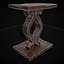Mahogany Medieval Antique Table Stand