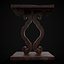 Mahogany Medieval Antique Table Stand