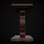 Mahogany Medieval Antique Table Stand