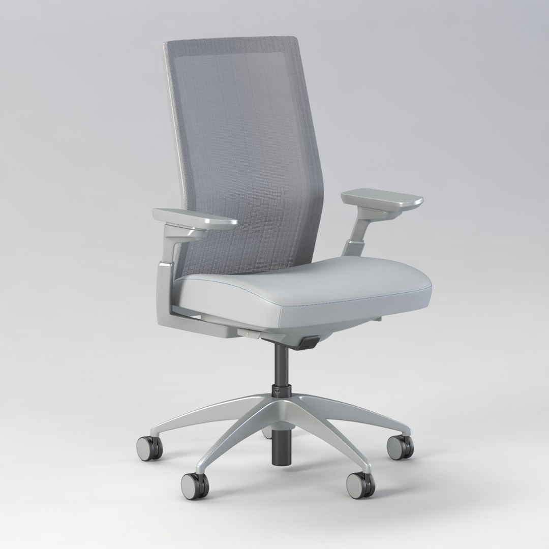 Allsteel Evo Office Chair 3D Model TurboSquid 1950765
