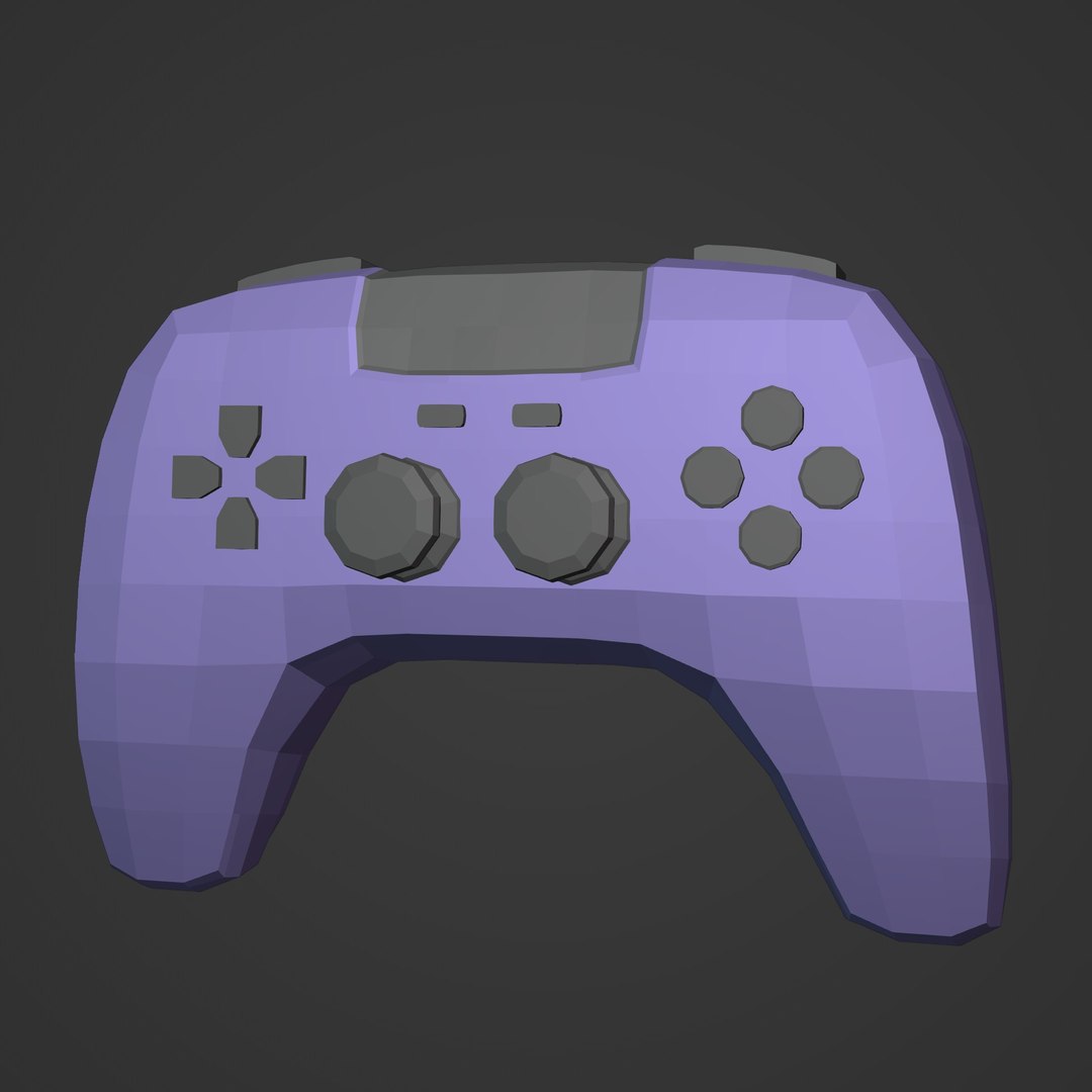 Cartoon Game Controller Icon 3D Model - TurboSquid 1962937