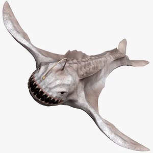 3D leviathan sea monster model