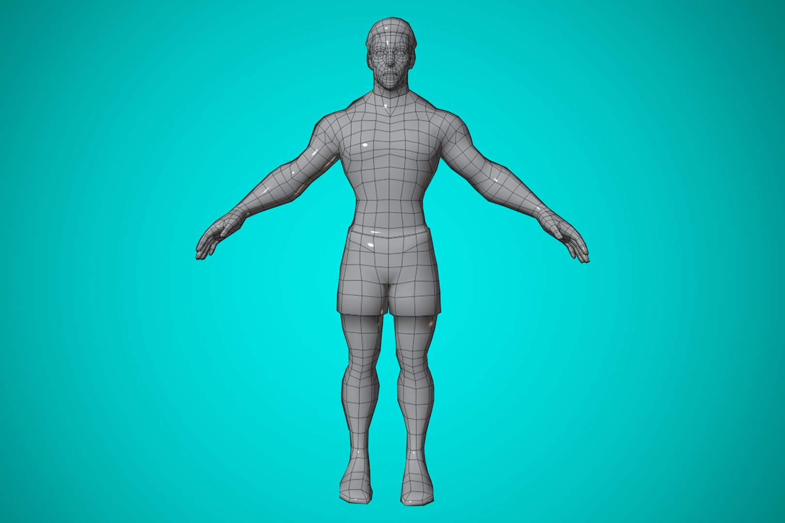 Jaime Stylized Character Male Base Mesh Game Ready 3d Model Turbosquid 1736090