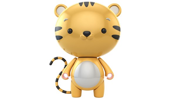 3D tiger toy - TurboSquid 1547438