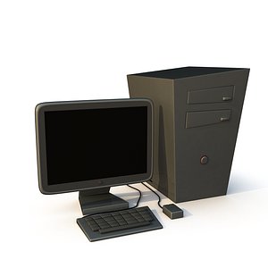 Cartoon Desktop PC