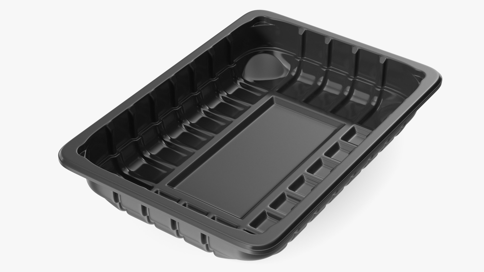 3D Black Plastic Food Container without Lid 18x13cm TurboSquid 1957828